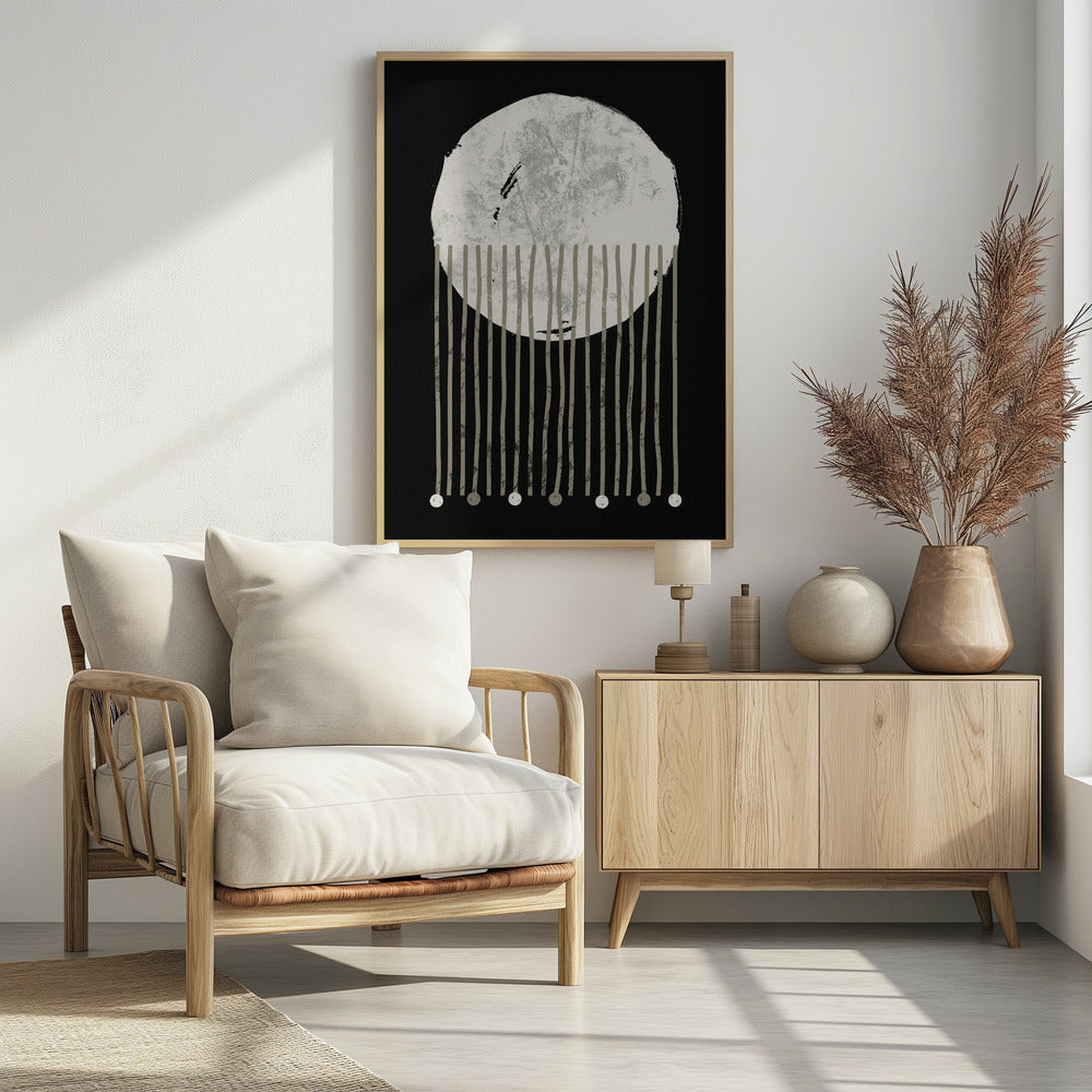 De abstractie van de avondval | Poster