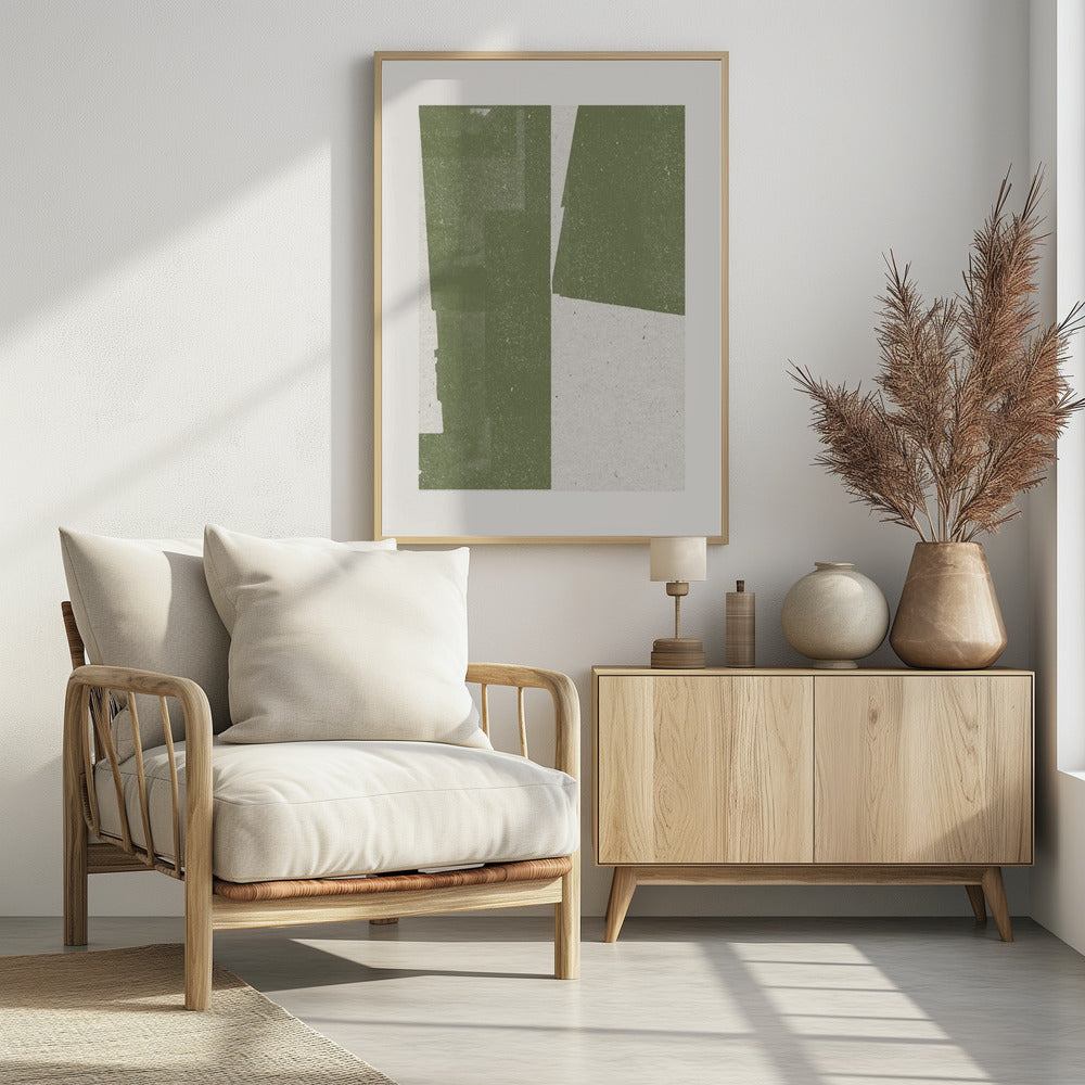 Gedempte geometrie | Poster