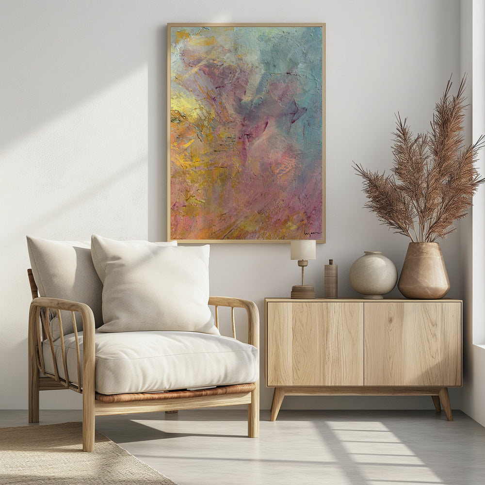 Pastelroze Dromen | Poster