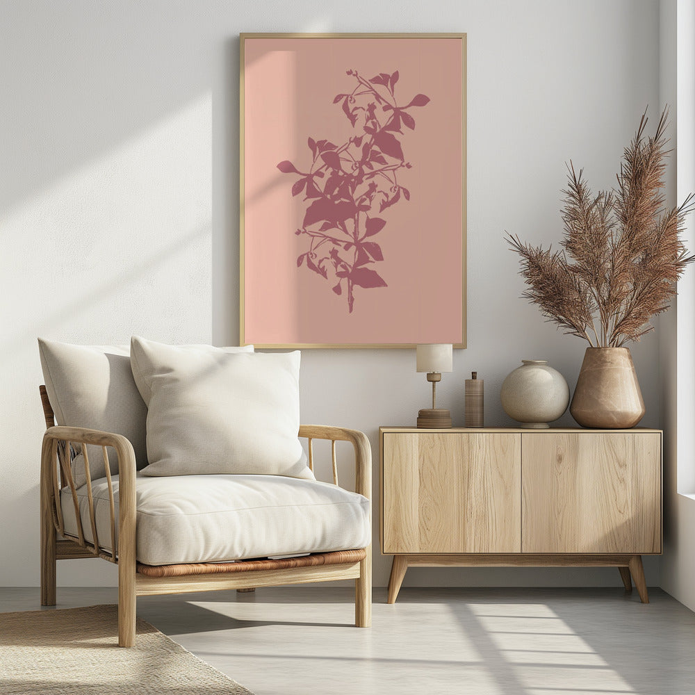 Floral Silhouette 5 | Poster