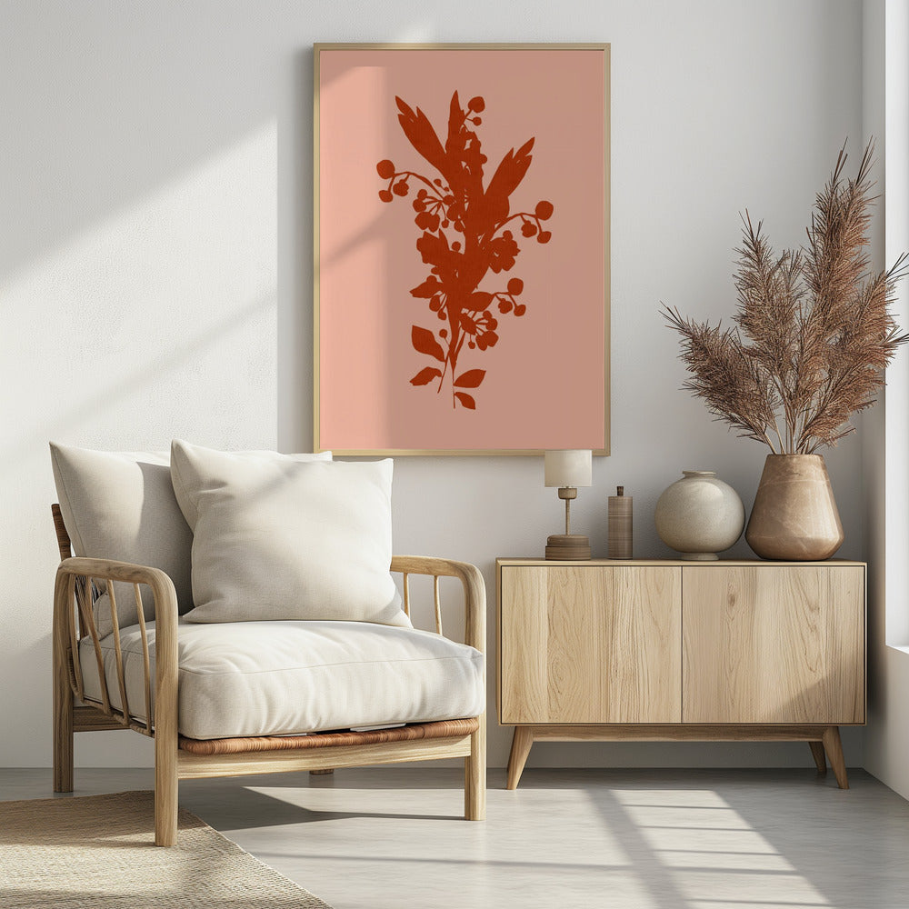 Floral Silhouette 8 | Poster