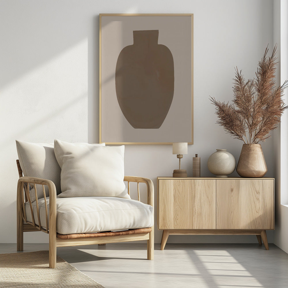 Mocha Vase Form 2 | Poster