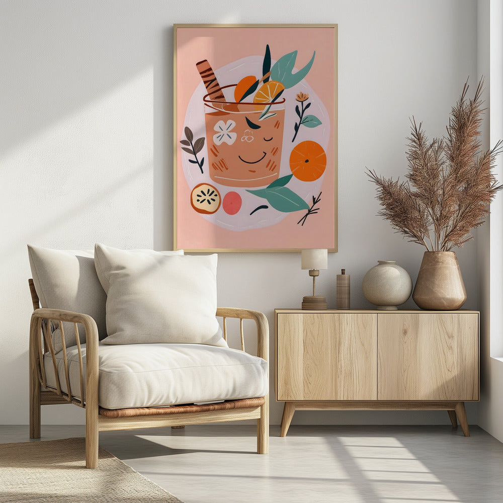 Kaneel &amp; Sinaasappelcocktail | Poster