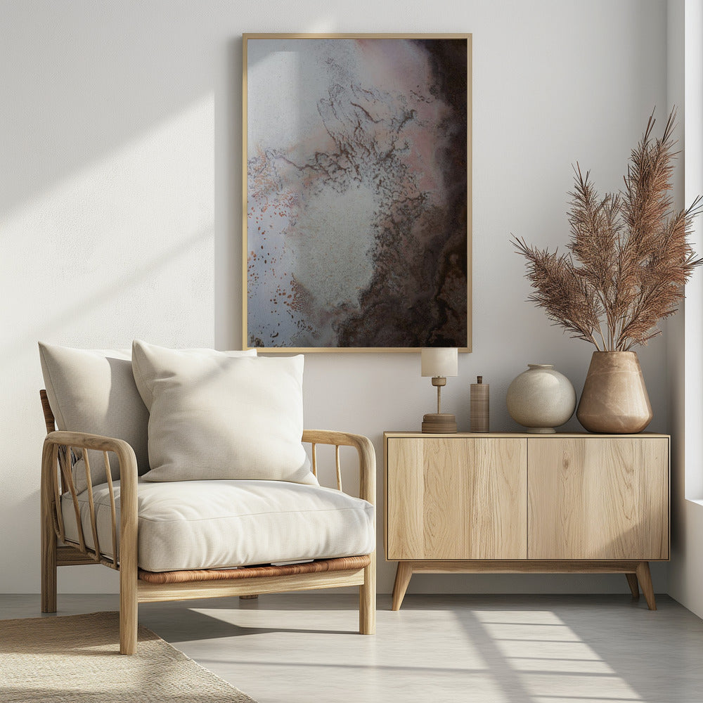 Lake Eyre Upscaled - rode aarde vibes | Poster
