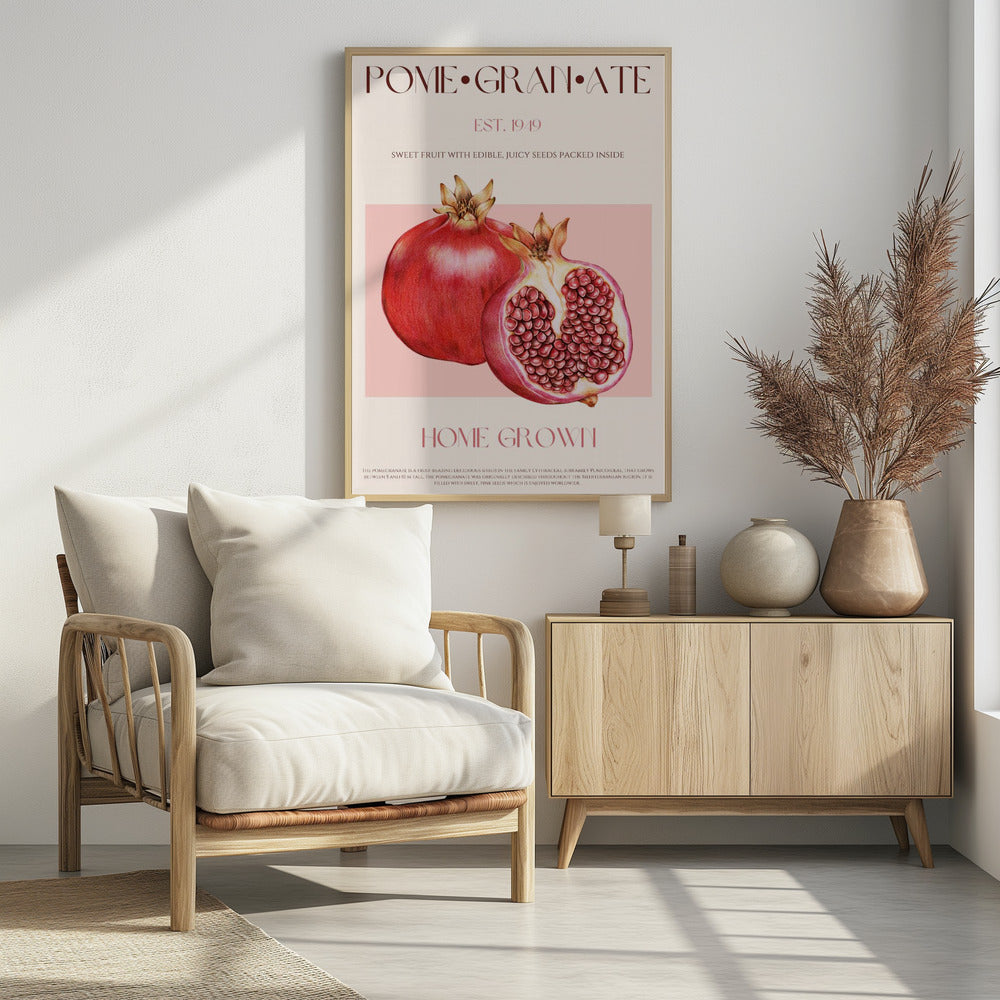 Sappige granaatappel | Poster