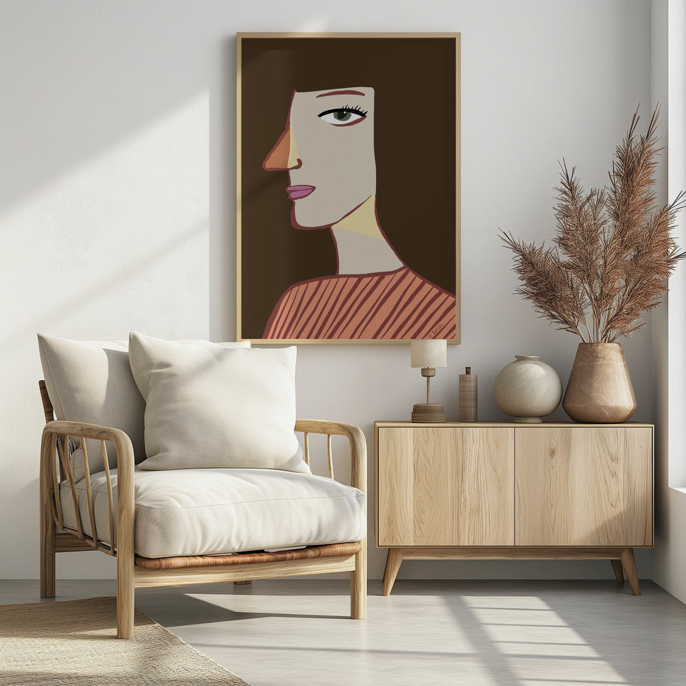 Vrouwenprofiel | Poster