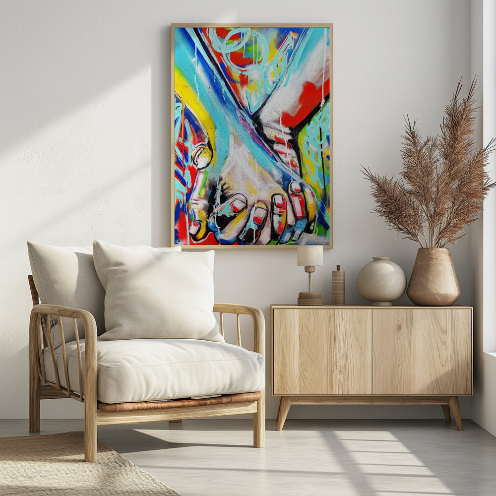 Levendige straatkunst | Poster