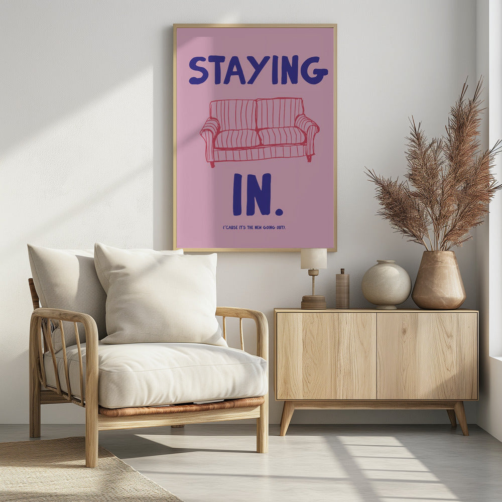 Comfortzone op de bank | Poster