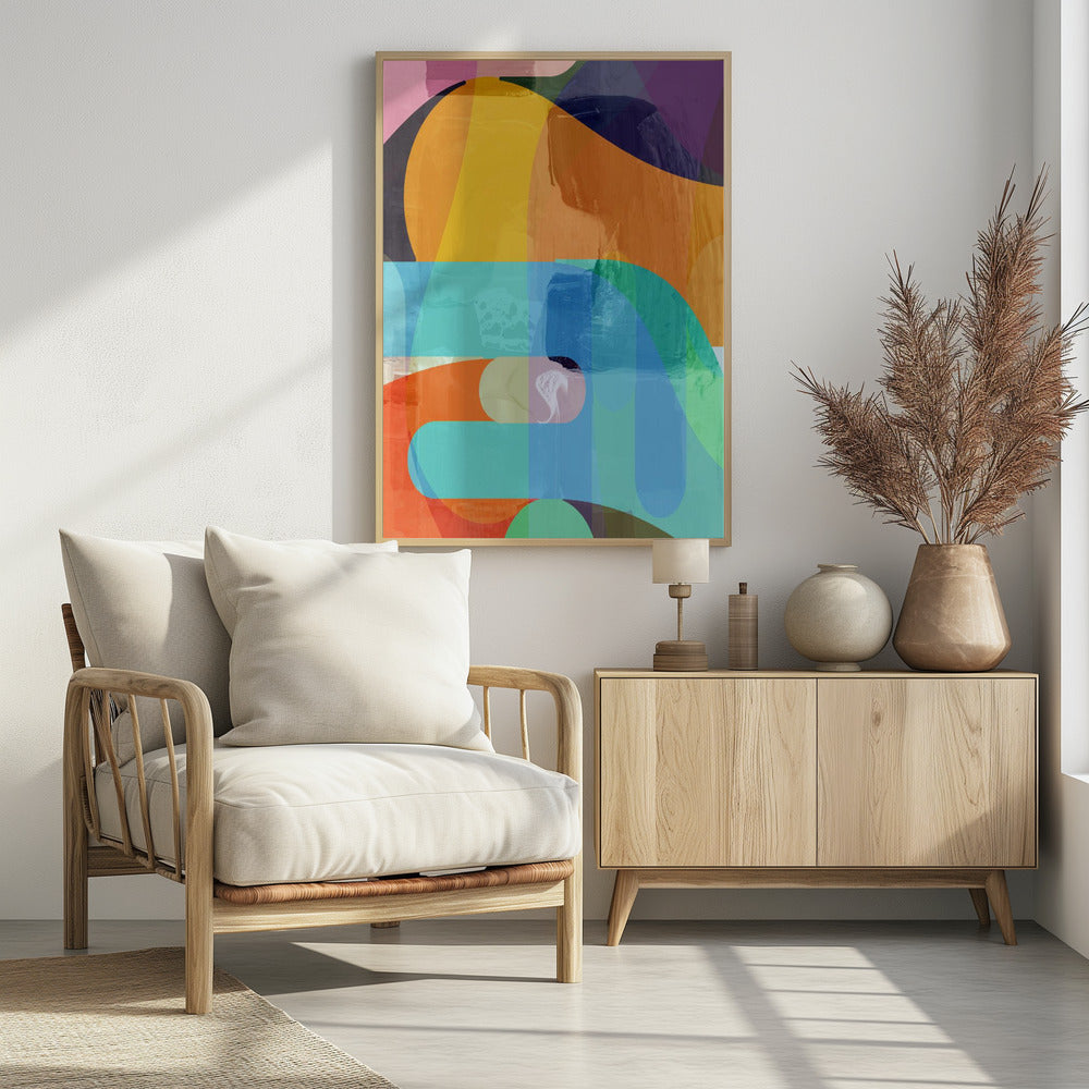 Retro Pattern Play | Poster