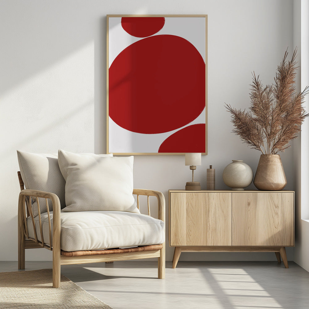Dikke rode cirkels | Poster