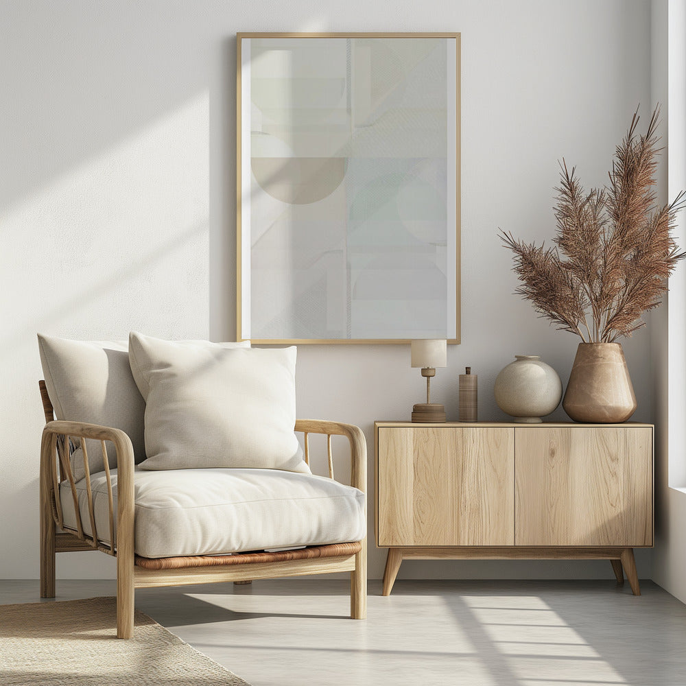 Ivory and Stone Spheres | Poster