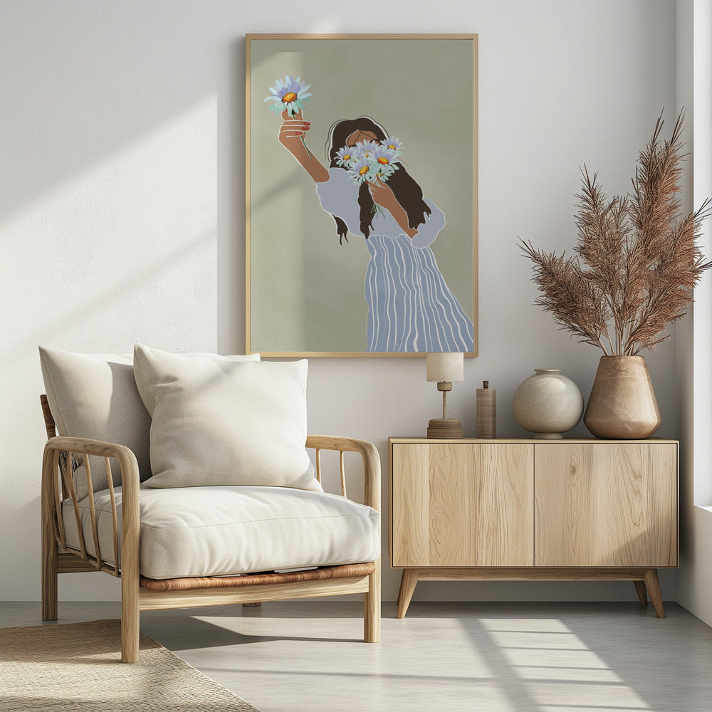 Een boeket madeliefjes | Poster