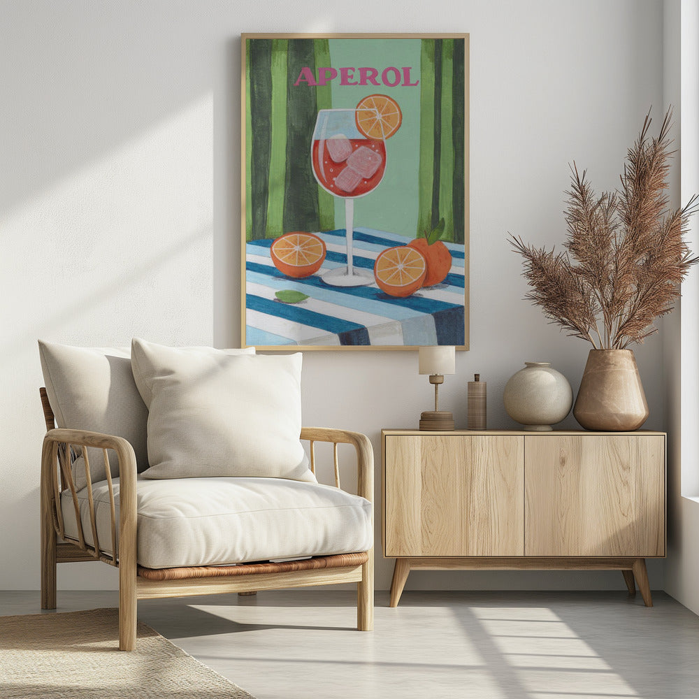 Aperol Spritz Cocktail | Poster