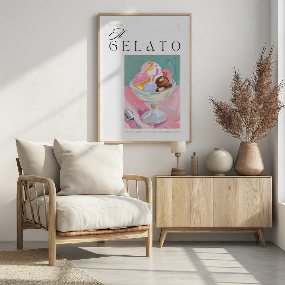 Gelato-ijsje | Poster