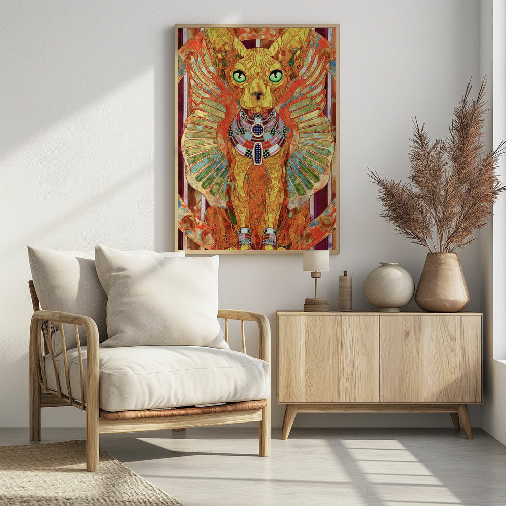 Gestileerde Sfinxkat | Poster