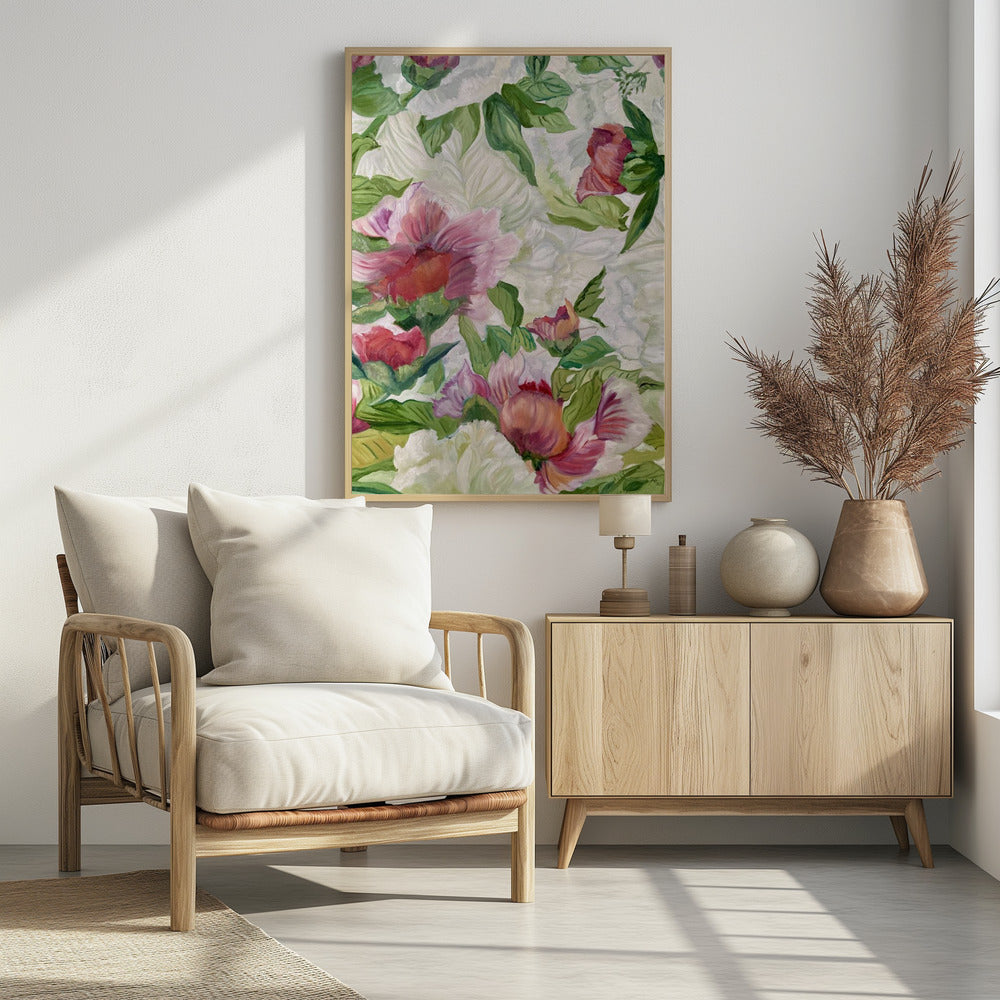 Levendig bloemenkunstwerk | Poster