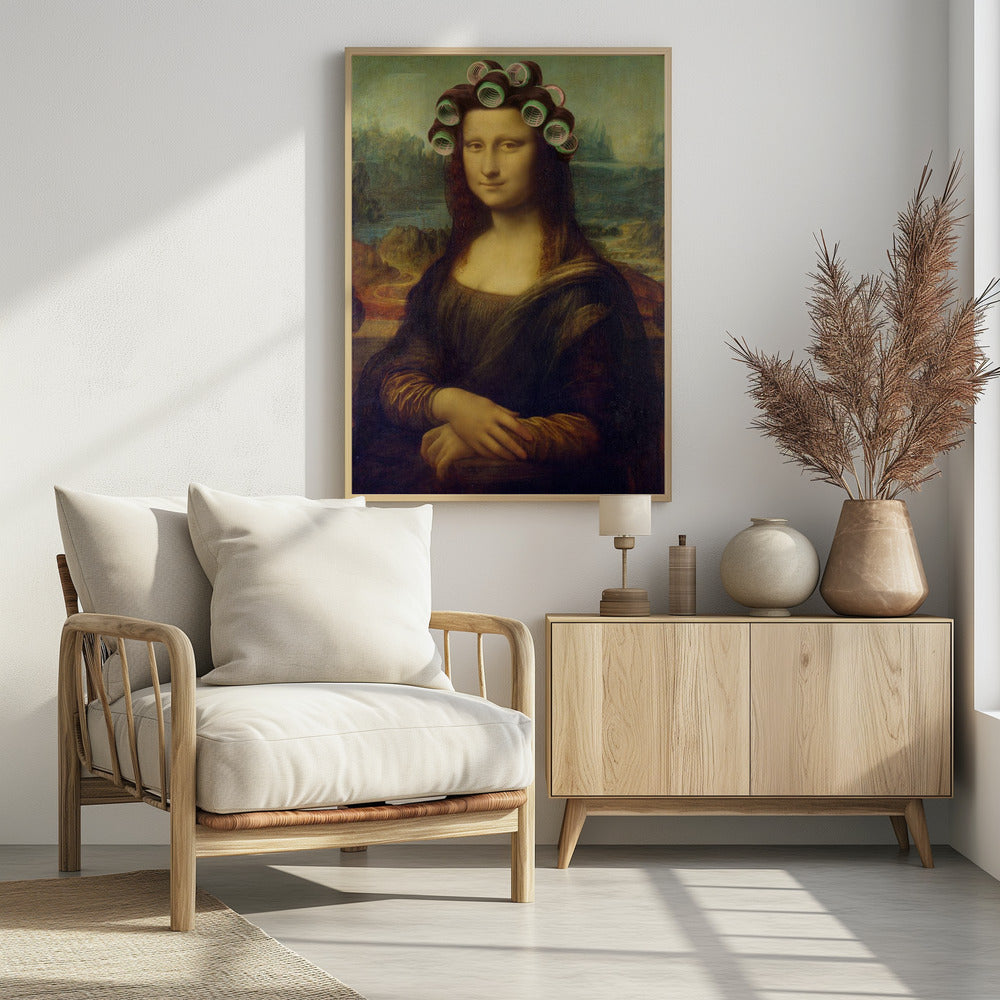 Mona Lisa - de Curly Girly Editie | Poster