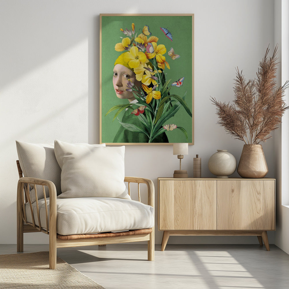 Meisje met de parel, de lente-editie II | Poster