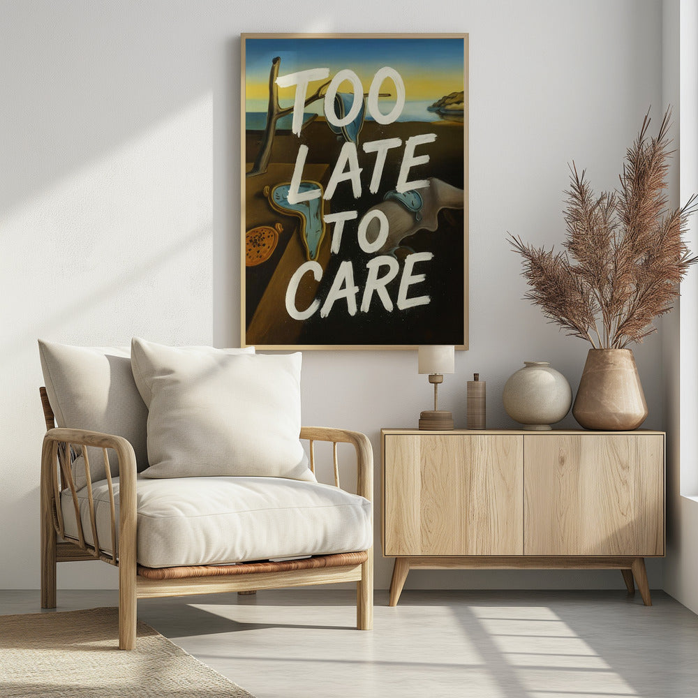 Te laat om je zorgen te maken | Poster