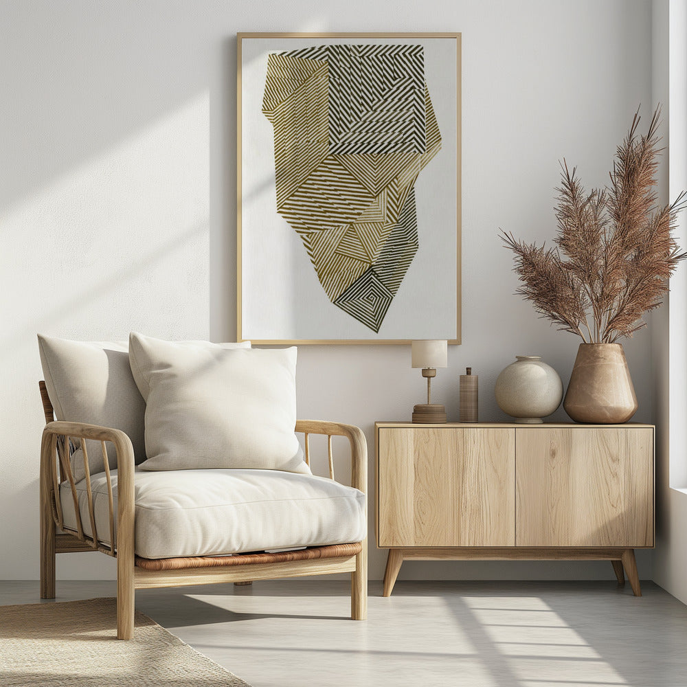 Veelhoekige vorm II. | Poster
