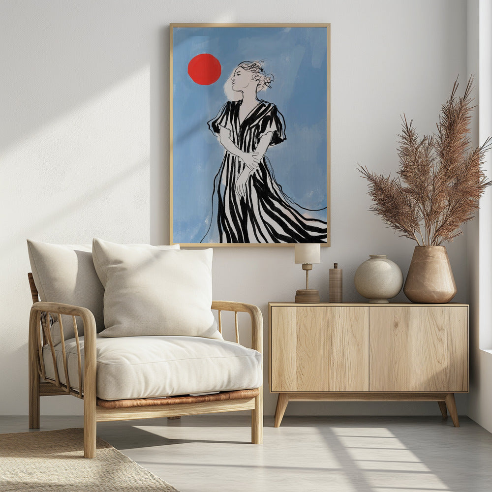 Serene Stripes | Poster