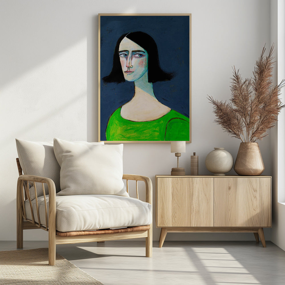 Vrouwenportret - Nooit omkijken | Poster