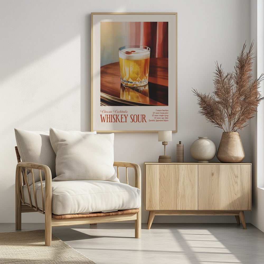 Klassieke cocktails - Whiskey Sour | Poster