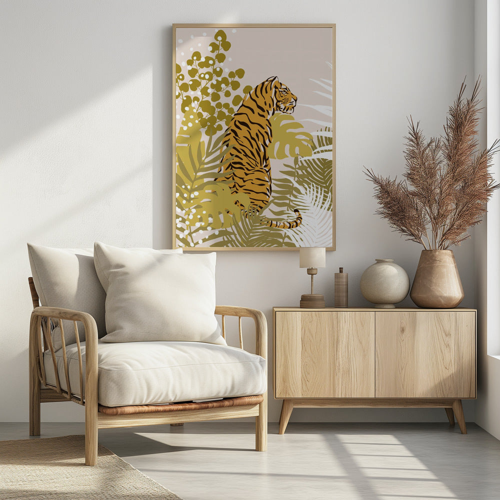Tiger By Cats and Dotz  30 X 42 Inches | Poster