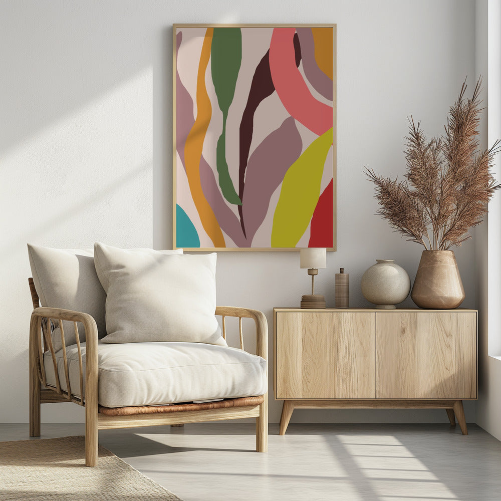 Abstracte tuin | Poster