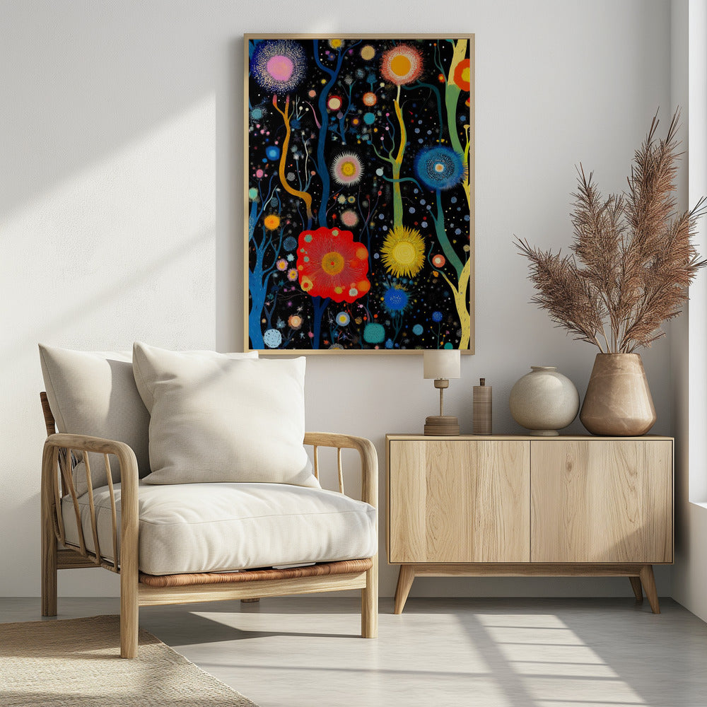 Levendige Hemelse Tuin | Poster