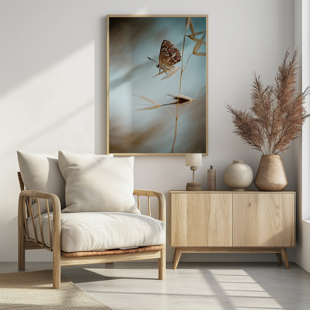 Droom in blauw | Poster