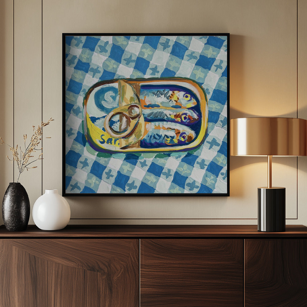 Blikje sardines | Poster