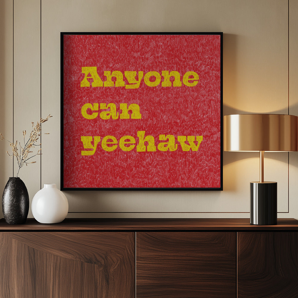 Iedereen kan Yeehaw | Poster
