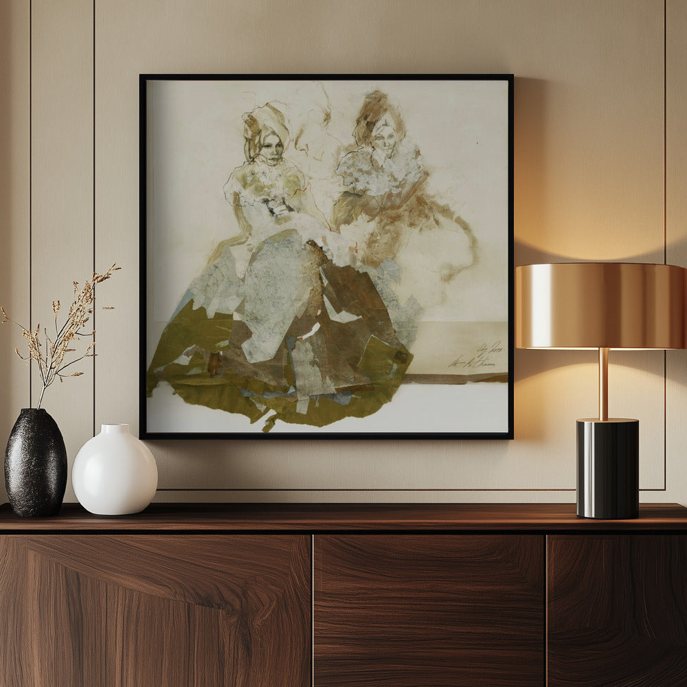 Fijne lijnen en textuurlagen | Poster