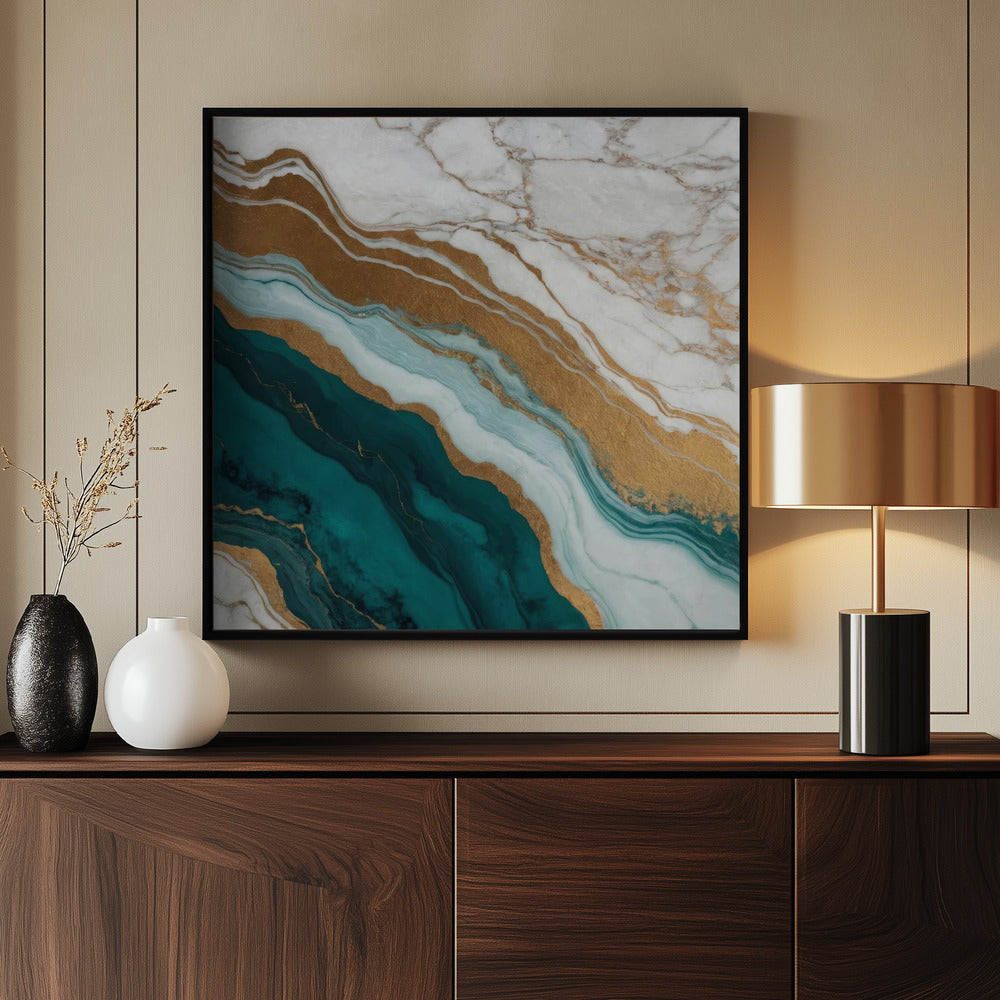 Gouden Adergolven | Poster