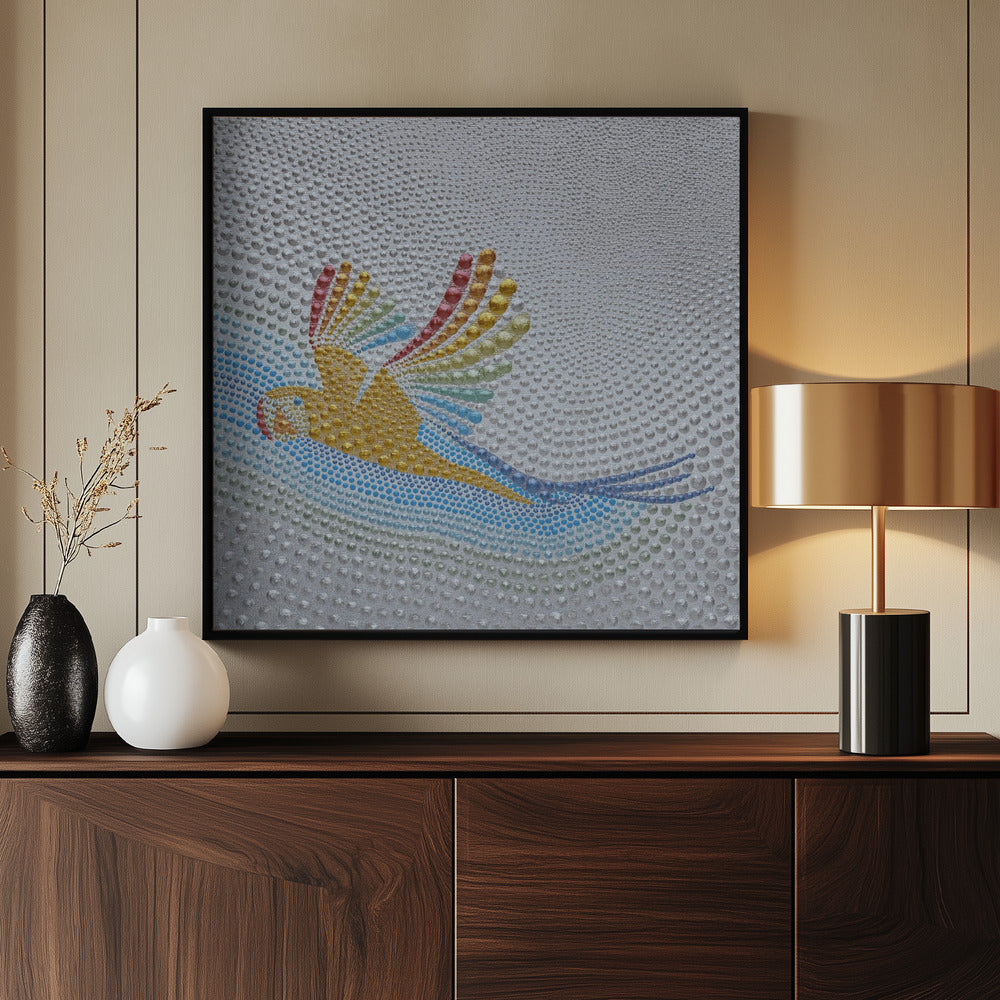 Regenboogpapegaai Vlucht | Poster