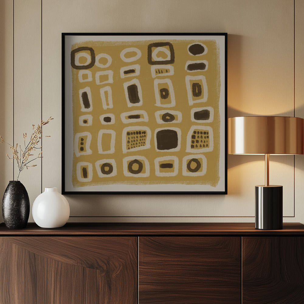 Vierkant Abstract | Poster