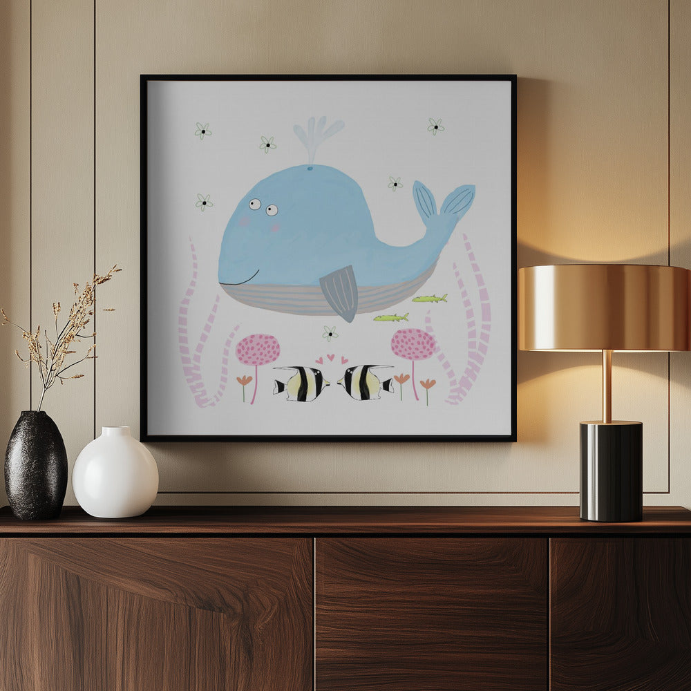 Walvis' tuindroom | Poster