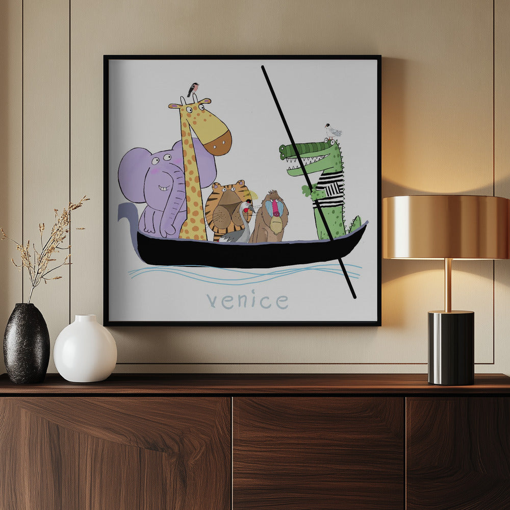Venetiaanse safaritocht | Poster