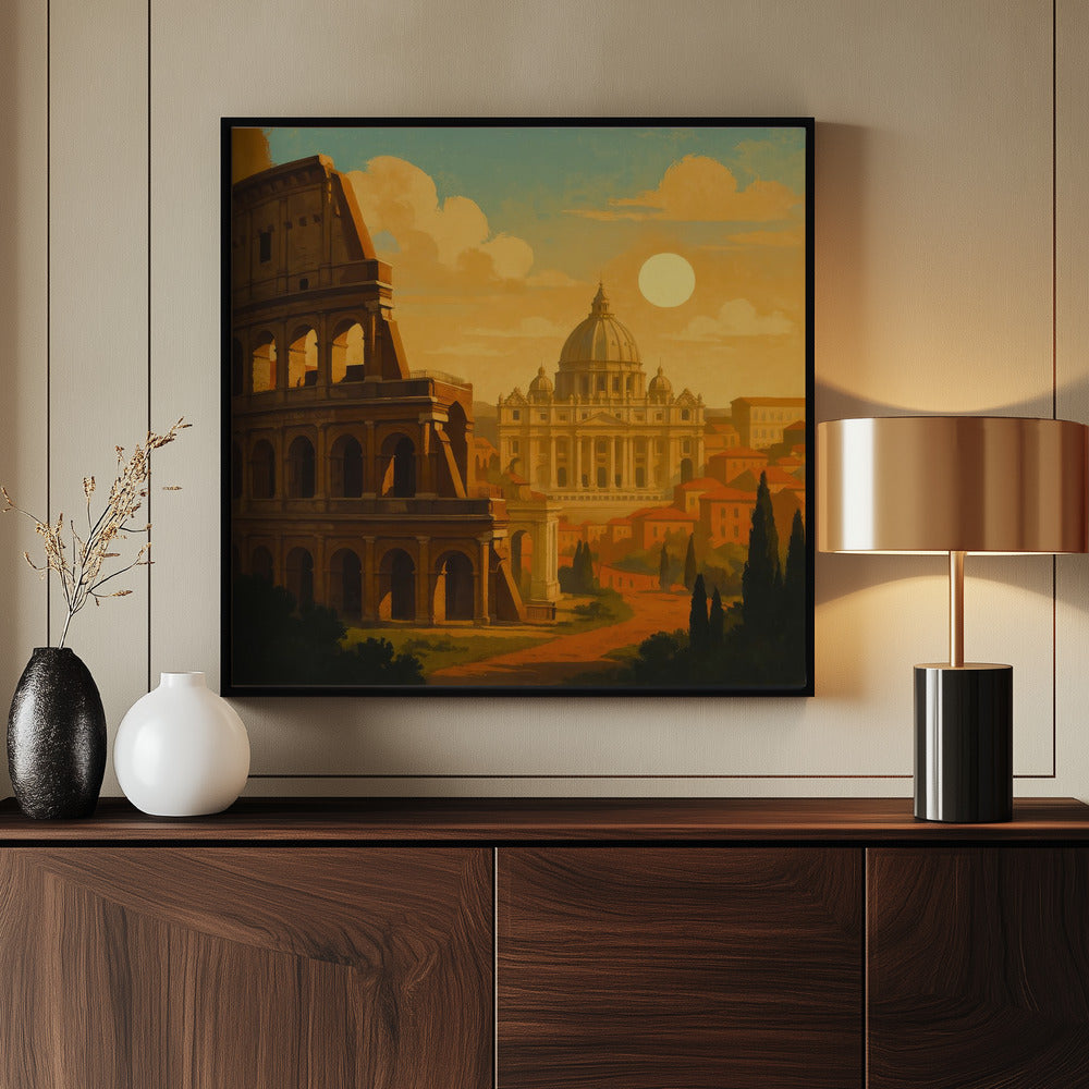 Rome bij de Gouden Dageraad | Poster