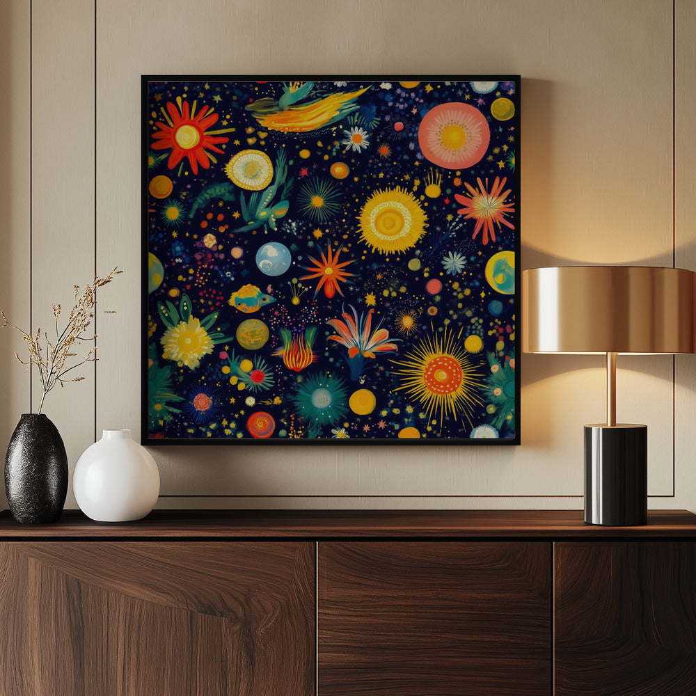 Dromen van een zonnetuin | Poster