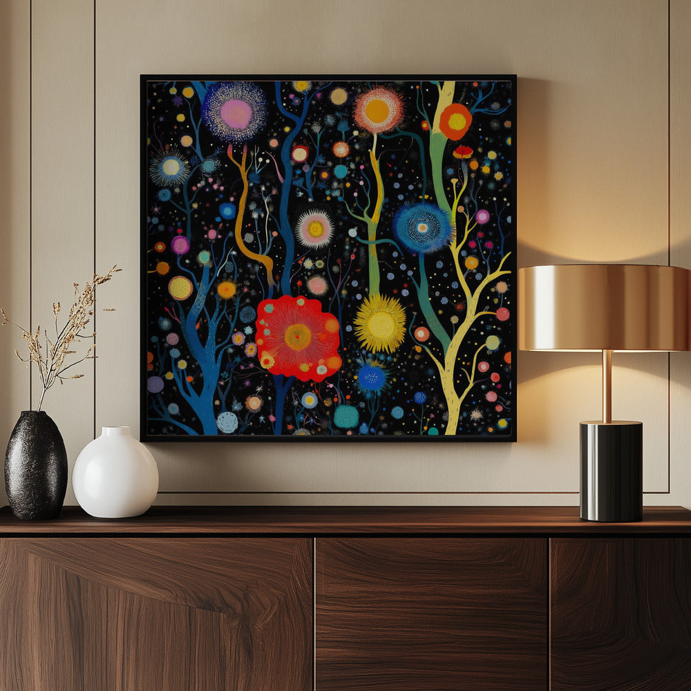 Levendige Hemelse Tuin | Poster