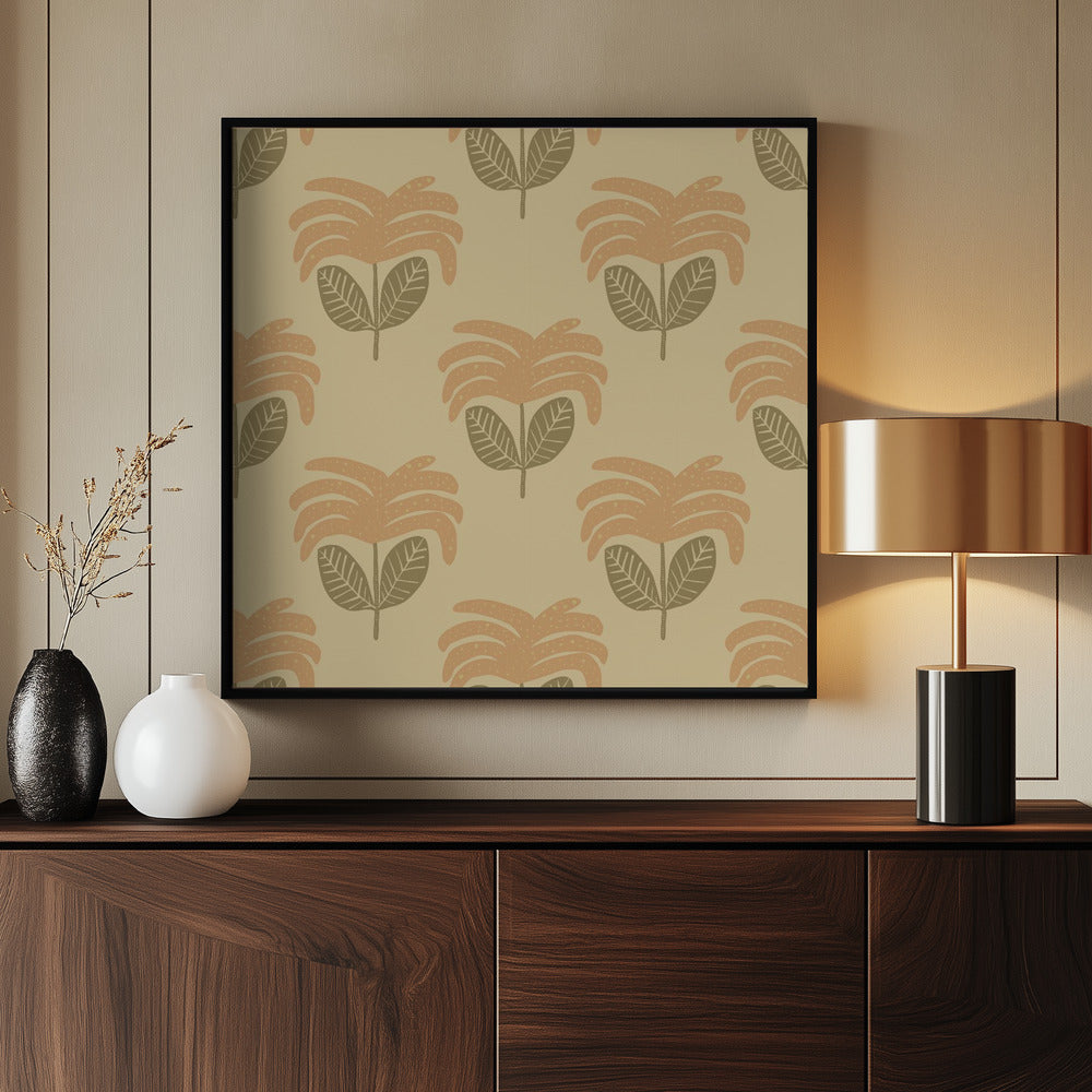 Bloemenpatroon | Poster