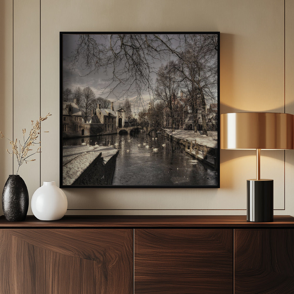 Brugge in kerstkledij | Poster
