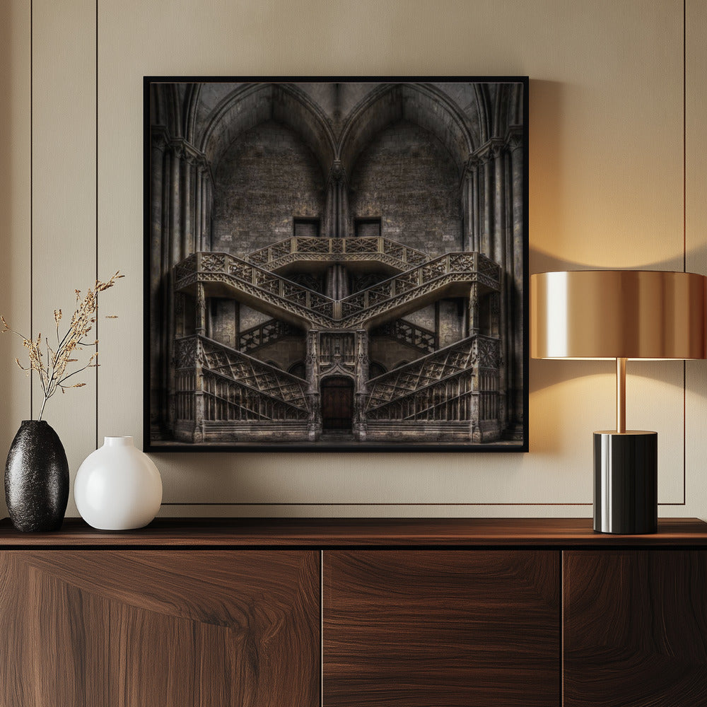 Eerbetoon aan Escher | Poster