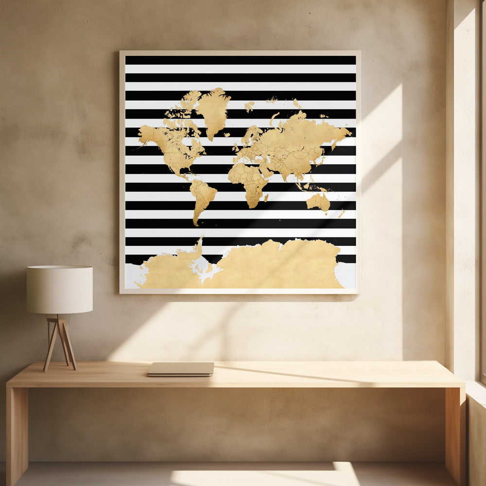 Harper wereldkaart | Poster