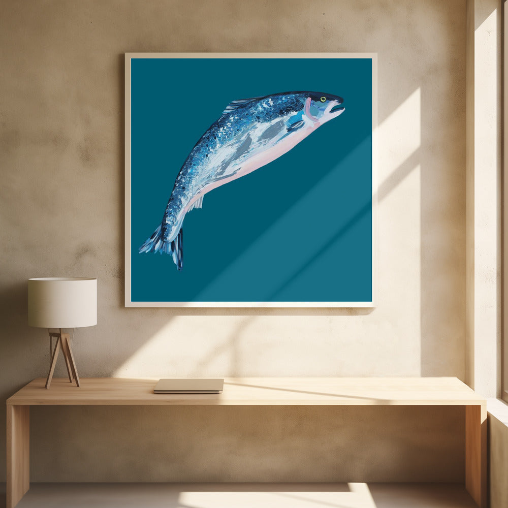 Springende Zalm | Poster