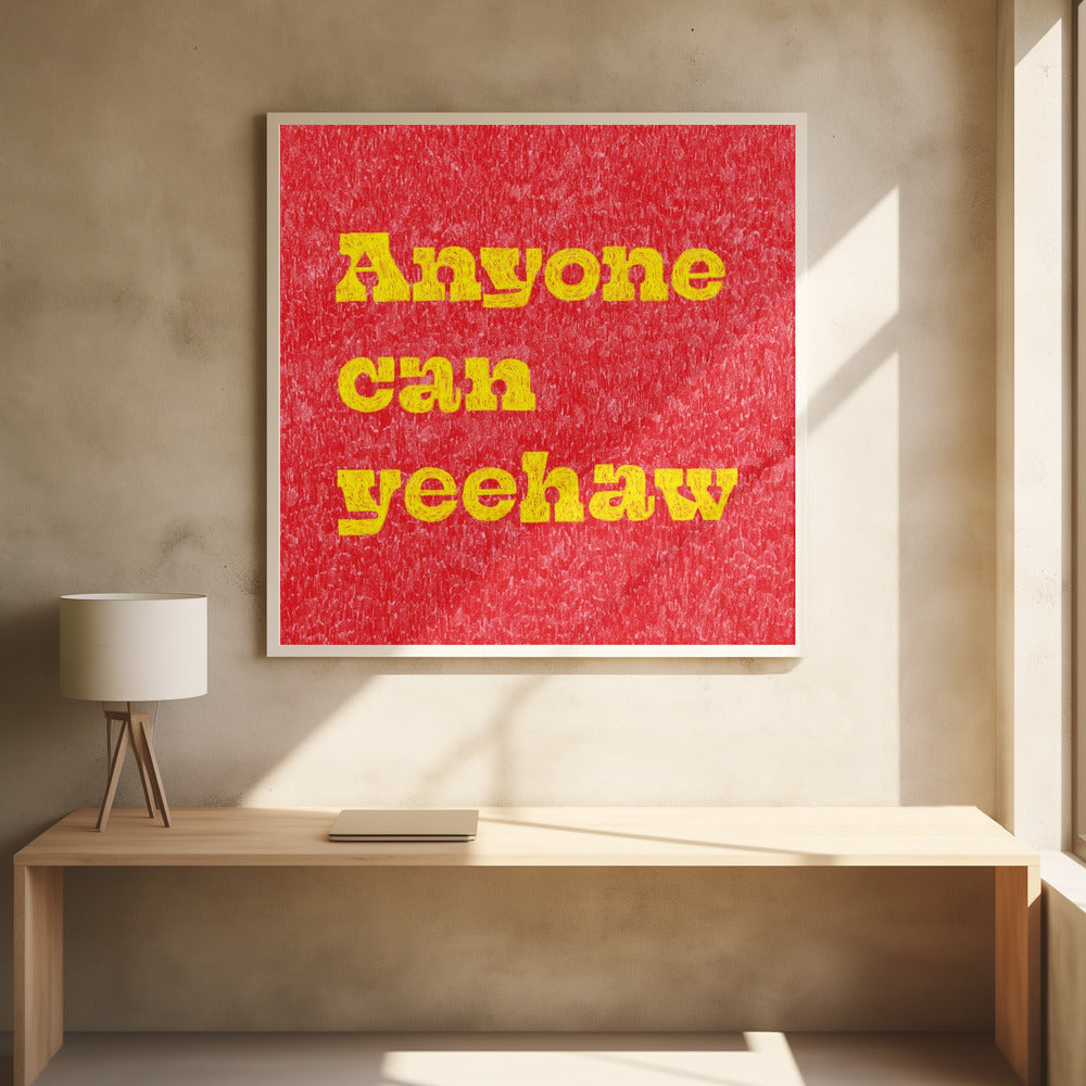 Iedereen kan Yeehaw | Poster