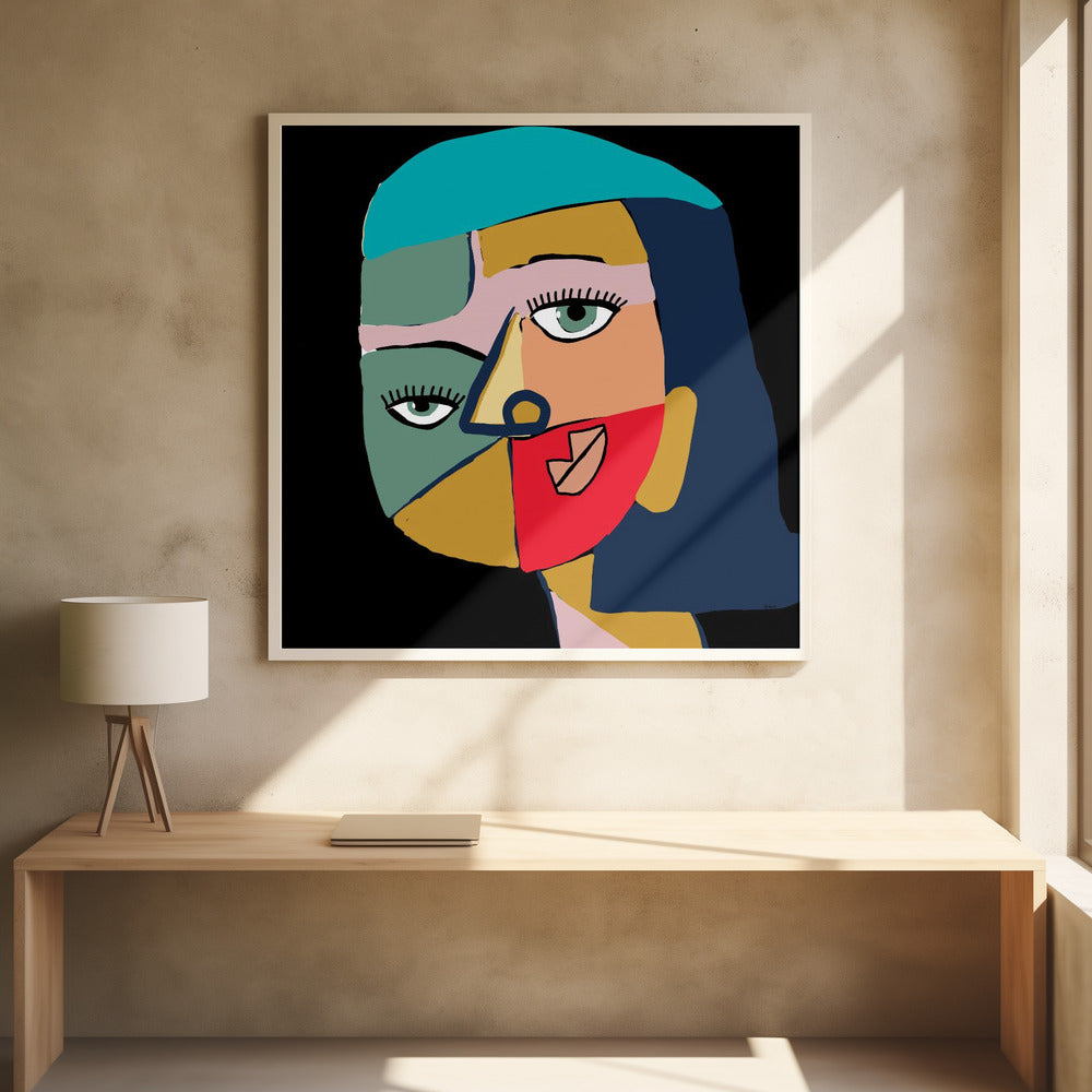 Gezicht van een vrouw | Poster