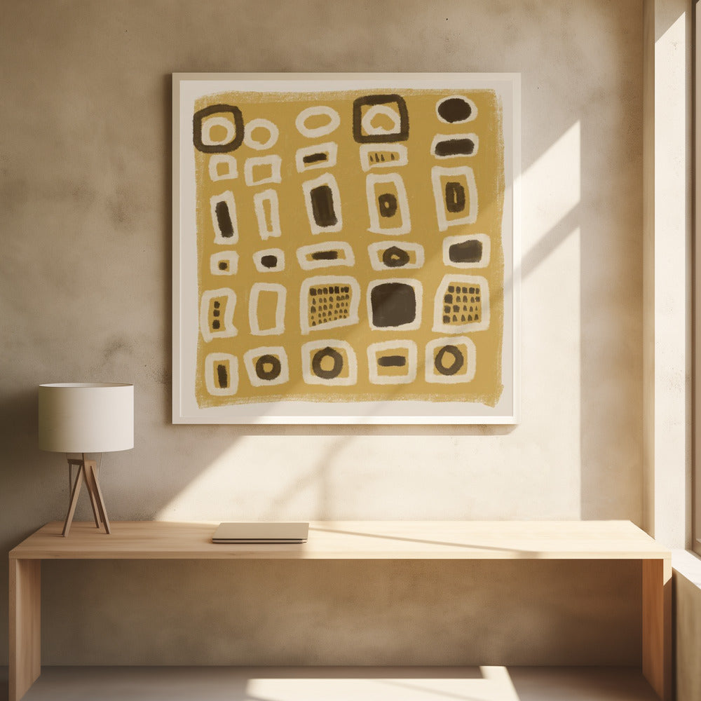 Vierkant Abstract | Poster
